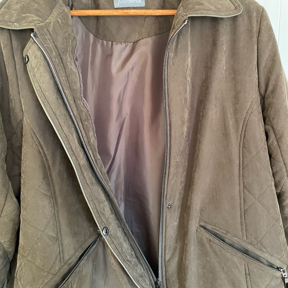 First Avenue Mens Brown Jacket - Picture 3 of 3